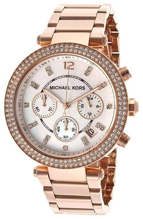 michael kors parker chronograph bracelet watch|michael kors watches mk5491.